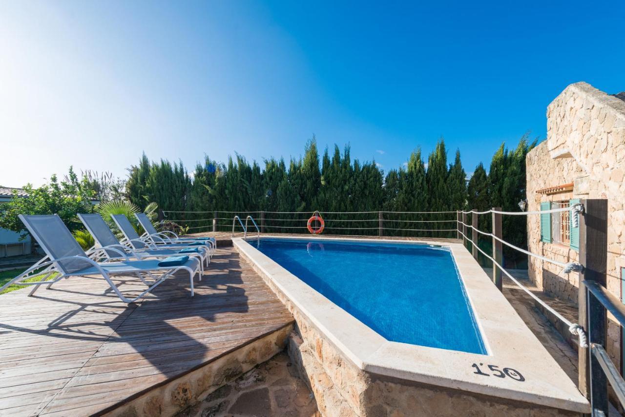 Villa Can Pau, Pool And Garden Close To The Beach Порто де Алькудиа Экстерьер фото